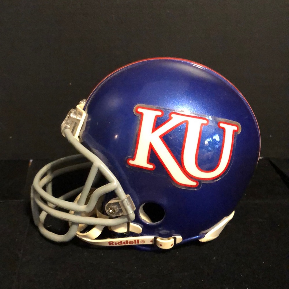 Riddel Mini KU Football Helmet